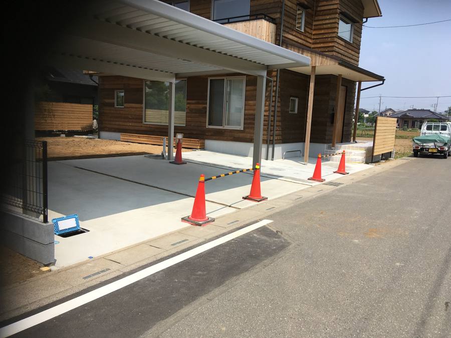 外構コンクリート仕上げ